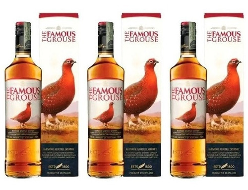 The Famous Grouse Blended Scotch Whisky 3x700ml - 25% Off !!