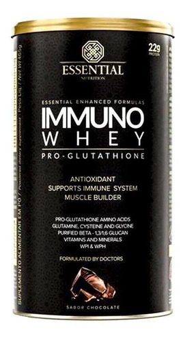 Immuno Whey Pro Glutathione Cacao Lata 465g - Essential