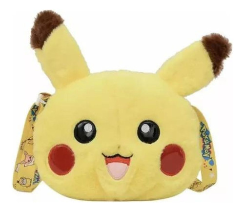 Cartera Peluche Pikachu Anime