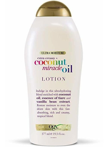 Ogx Extra Cremoso De Coco + Milagro Del Aceite Loción Hidrat