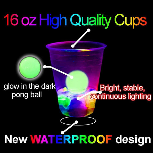 Juego De Pong De Bebidas Para Fiestas En Interiores Y Exteri