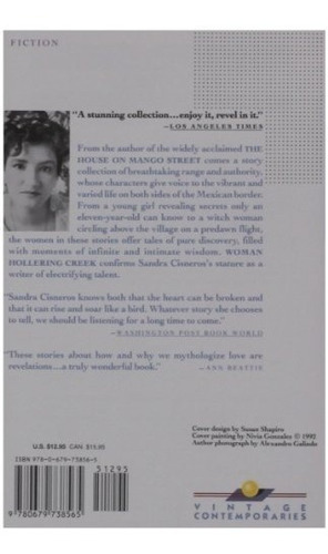 Woman Hollering Creek: And Other Stories, De Sandra Cisneros. Editorial Vintage, Tapa Blanda En Inglés, 1992