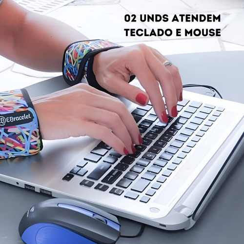 Caderno Lápis Caneta Mouse Notebook Use Com Apoio De Punho