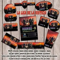 Comprar Kit Imprimible Editable Cumpleaños La Liga De La Justicia
