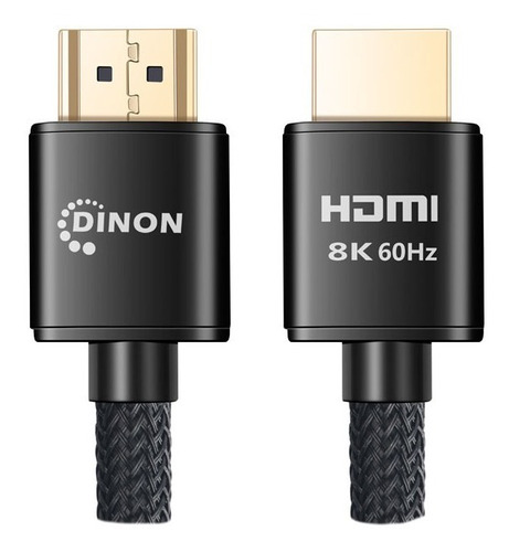 Cable Hdmi 1,8m. M/m, Negro, Conectores Bañados Oro