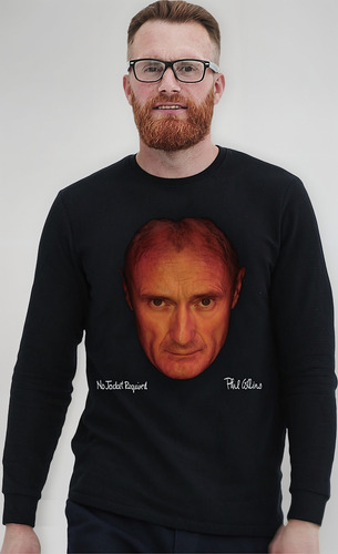 Polera Ml Phil Collins No Jacket Required Pop Abominatron