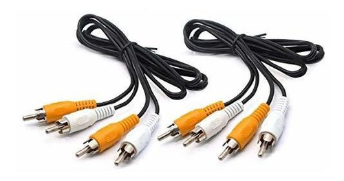 Cables Rca - 2-pack 2-rca Male To 2-rca Male Stereo Audio Ca