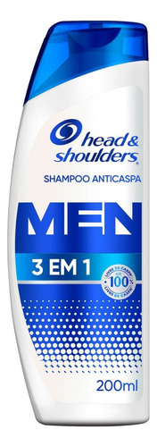 Shampoo Anticaspa Men 3x1 Head & Shoulders 200ml