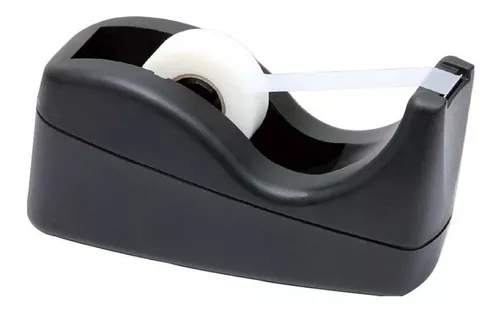 BuyWeek Dispensador de cinta de escritorio, mini dispensador de cinta  adhesiva, base de rollo de madera, soporte para cortador de cinta