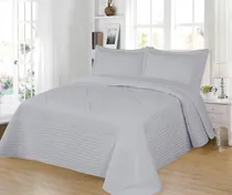 Comprar Cubrecamas De Verano La Bastilla 2 1\u002F2 Plazas Merida Color Gris perla