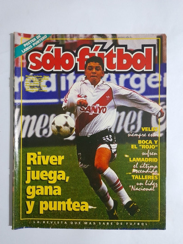 Solo Futbol 532.gallardo,banfield 1 River 2,poster Lanus