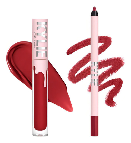 Kylie Matte Liquid Lipstick & Lip Liner Set Color Bite Me (403)