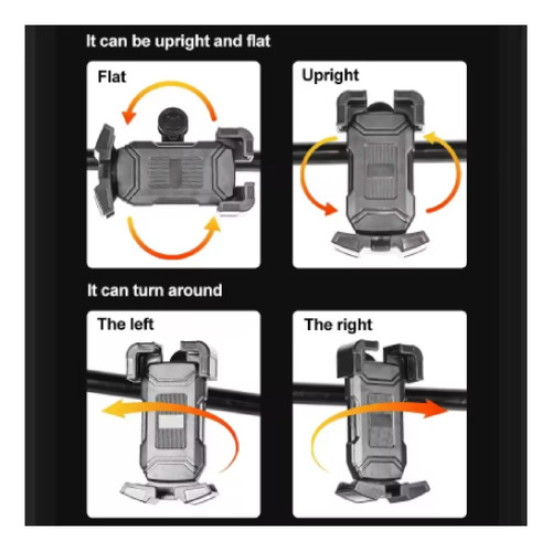 Soporte Base Porta Celular Moto Bici Universal 6 Pulgadas