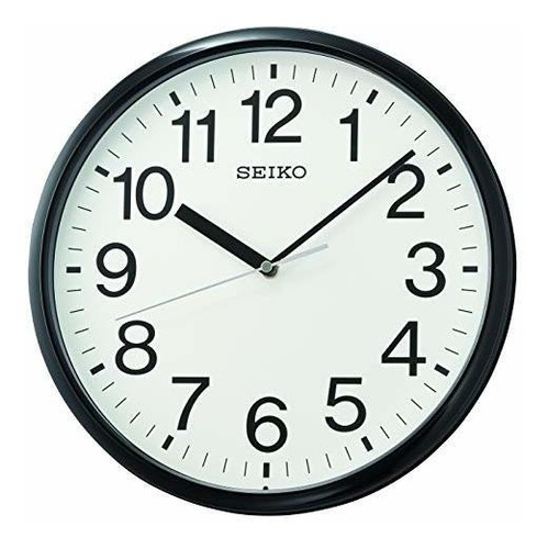 Reloj De Pared Empresarial De 12, Negro