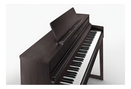 Piano digital Roland Hp704 de palisandro oscuro con banco y soporte Bivolt