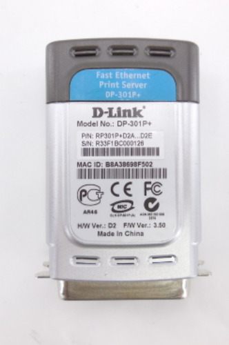 Print Server D-link Dp-301p+ / Seminovo Com Garanta