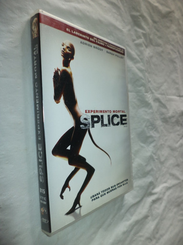 Dvd. Splice: Experimento Mortal. Adrien Brody (Usado)
