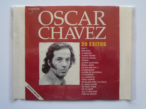 Oscar Chávez - 20 Éxitos Cd 1996 Im Discos