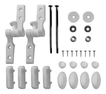 Comprar Herraje Tapa Inodoro Ferrum Bari Con Expansor Vti32 Color Blanco