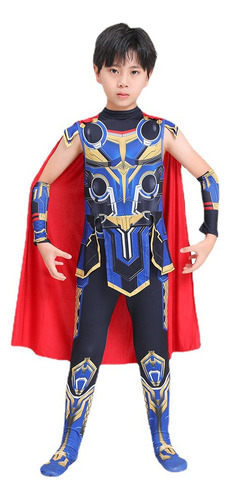 Thor Trueno Thor Cosplay Niños Carácter Jugar Tight Costume