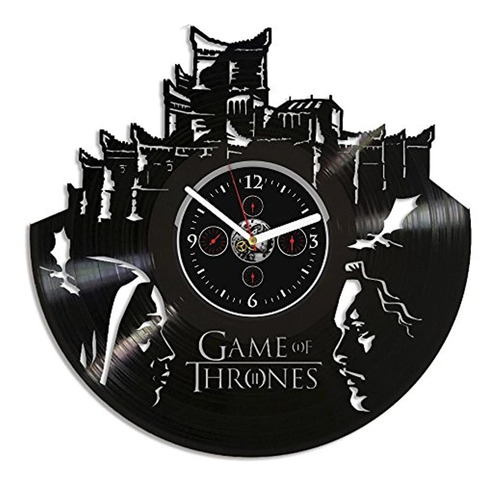 Reloj De Pared Juego De Tronos Jon Snow Regalo Daenerys Relo