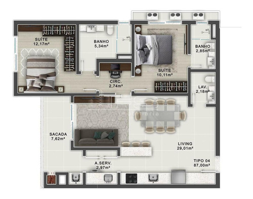 Imagem 10 de 10 de Erati Home Porto Belo - 2 Suites - 4182