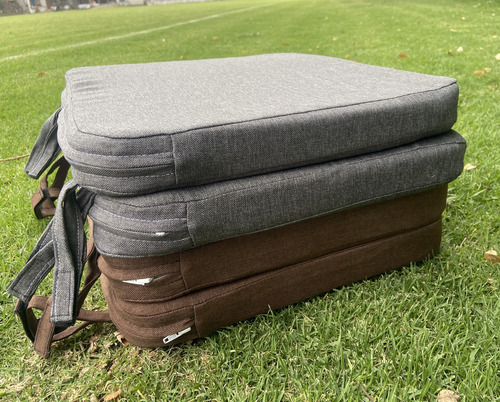 Cojín Rectangular Sublime Gris 40x45 Cm Para Interior Gris Liso