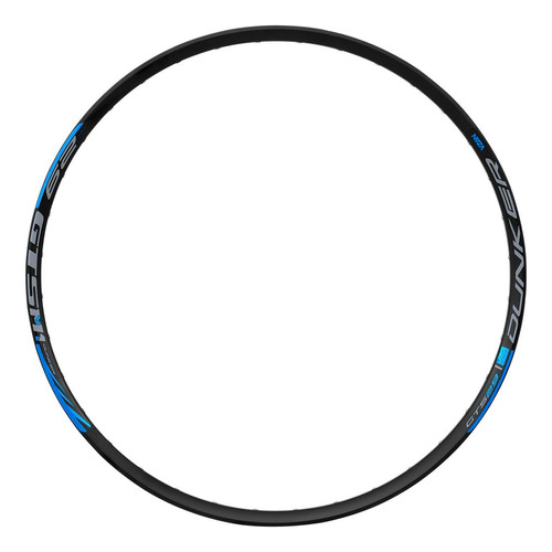 Aro 29 Gtsm1 Dunker Com Ilhos Preto Disc 36 F Parede Dupla. Cor Preto / Azul