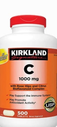 Vitamina C Kirkland 1000mg 500 Tabletas Traida De Usa