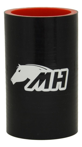 Mangueira Mangote Silicone Reto 2½ Pol. Preto Metal Horse