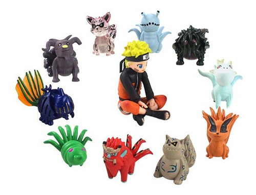 Peluche Naruto Kyuubi Kurama Zorro Nueve Colas 35 Cm Nuevo