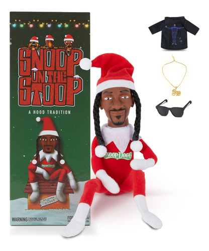 Snoop Dogg Snoop On A Stoop - Muñeca De Elfo De Navidad, De