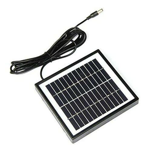 12v 2w Micro Mini Panel Solar Celdas, Conector Dc Con Cable 