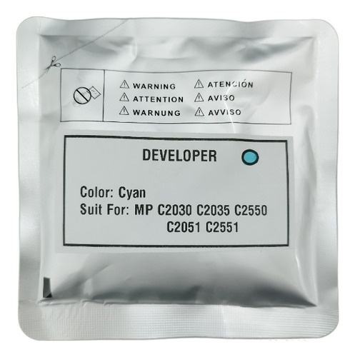 Revelador Developer Ricoh Mpc 2030 2050 2550 2051 2551 Cyano