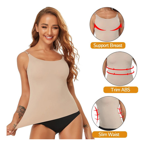Tummy, Blusas De Control Corporal Para Mujer, Zapatillas De