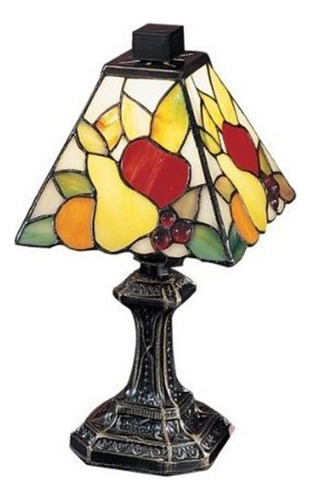 Dale Tiffany Ta100122 Mini Lampara De Mesa De Fruta Laton