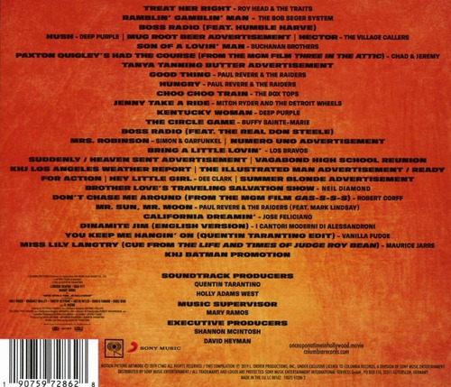 Once Upon Time Hollywood / Soundtrack - Disco Cd