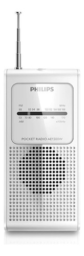 Radio Portátil Philips De Bolsillo Am Fm Blanca