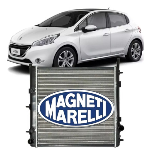Radiador Magneti Marelli Peugeot 208 2012 2014 2016 2018