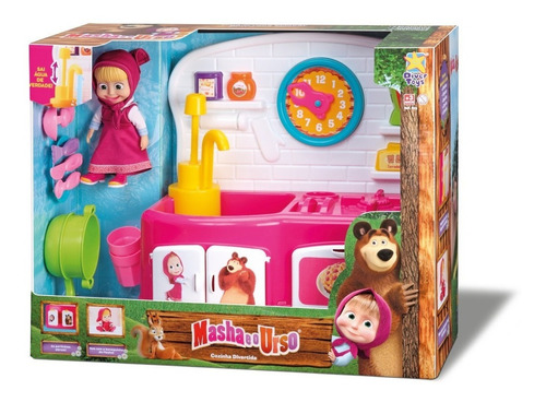 Cozinha Divertida Infantil Da Masha E O Urso - Divertoys 