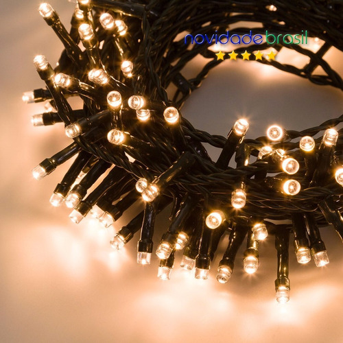 Imagem 3 de 10 de Cordão 500 Leds Prova D'água 47,5 Metros Bivolt 31v Natal