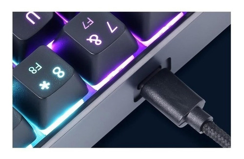 Imagen 2 de 6 de Teclado Mecánico Compacto Noga Ganon 65% Qwerty Negro Rgb