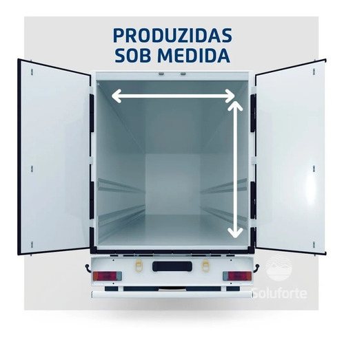 Divisória Térmica Bau Frigorífico Cortina Com Kit Ventilação