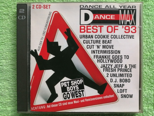 Eam Cd Doble Dance Max 1993 Dj Bobo 2 Unlimited Loft Culture