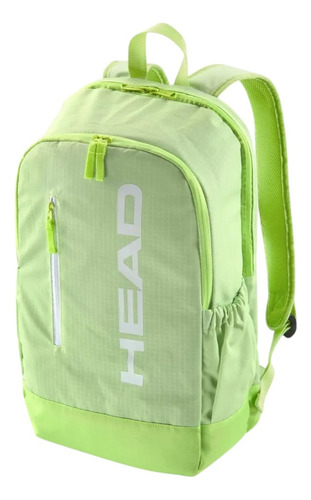 Mochila Head Base Backpack 17l Verde Limon Para 2 Raquetas
