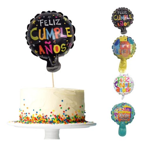 Globo Mini 6 Pulgadas Para Torta Deco Cumpleaños
