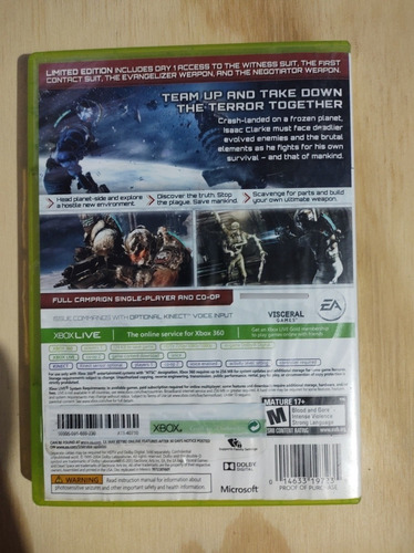 Dead Space 3 Xbox360 (Usado)