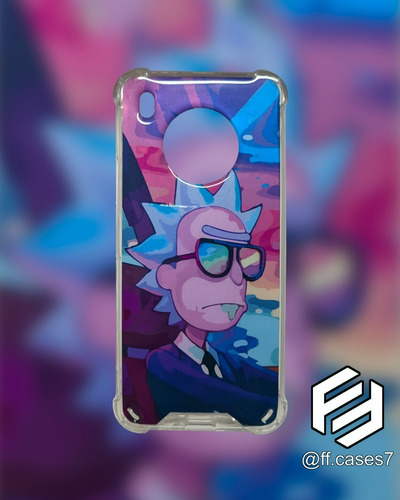 Imagen 1 de 2 de Case Funda Rick Y Morty Personalizada Resistente Acrigel
