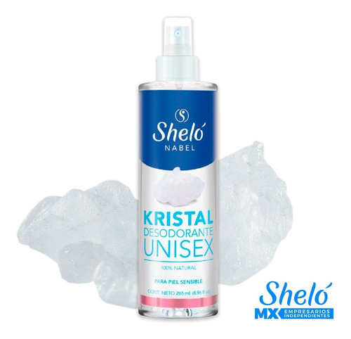 Imagen 2 de 4 de Desodorante Natural Unisex 265 Ml Sin Aroma Sales Minerales