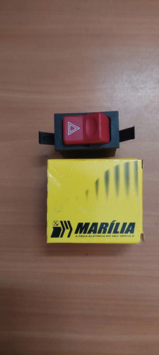 Imagen 2 de 5 de Botón De Luces De Emergencia Intermitentes Ford Cargo 12v